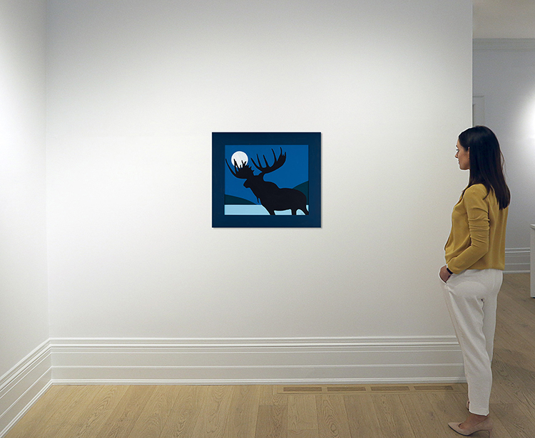 Moose Lunar by Charles Pachter