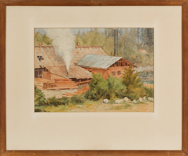 Sawmill, Texada Island par Henry Harry Hood