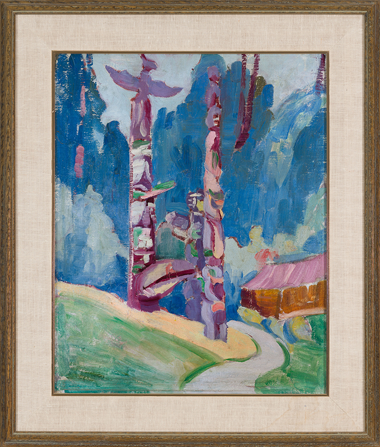 Totem Poles by Mildred Valley Thornton