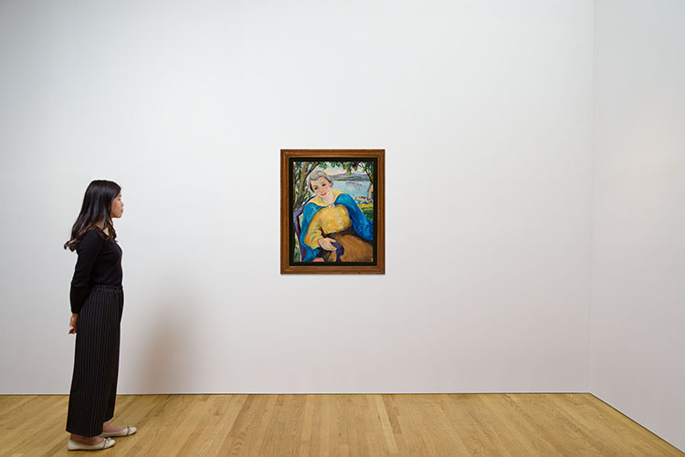 Woman in Yellow by Henrietta Mabel May