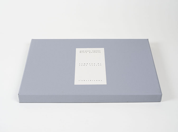Tombeau de René Crevel by Paul-Marie Lapointe and Betty Roodish Goodwin