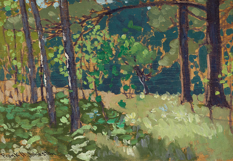 Woodland Glade, Manitoba by Frank Hans (Franz) Johnston