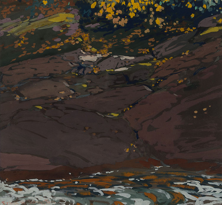 Canyon Pool by Frank Hans (Franz) Johnston