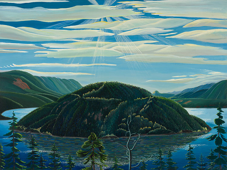 Island In The Middle Of The Lake (Copper Island) by Donald M. Flather