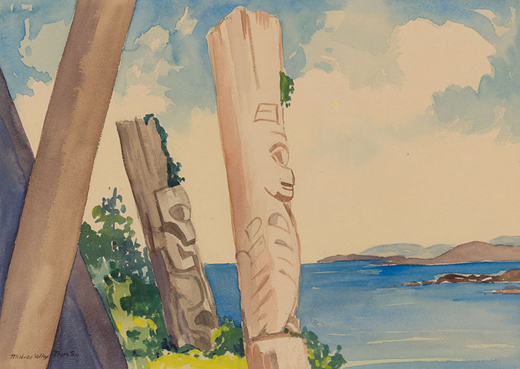 Funeral Poles by Mildred Valley Thornton