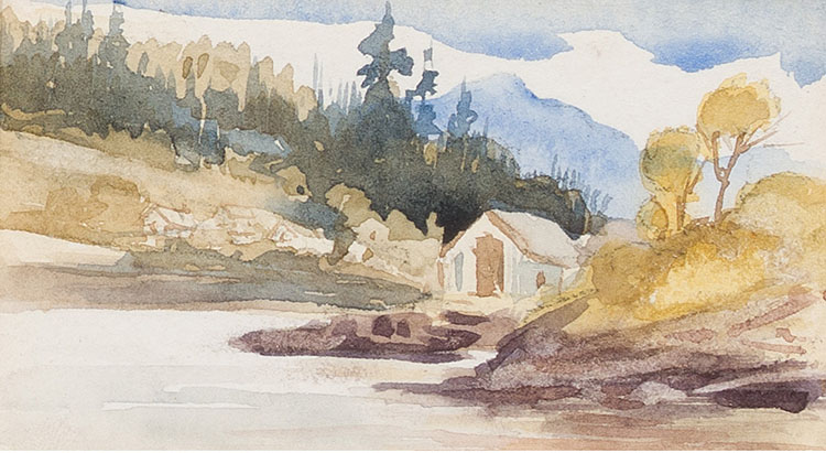 Two watercolours by School of Emily Carr
