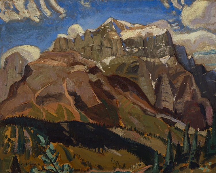Mt. Temple, Canadian Rockies by Arthur Lismer