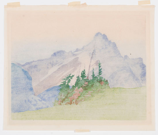 The Mountain par Walter Joseph (W.J.) Phillips