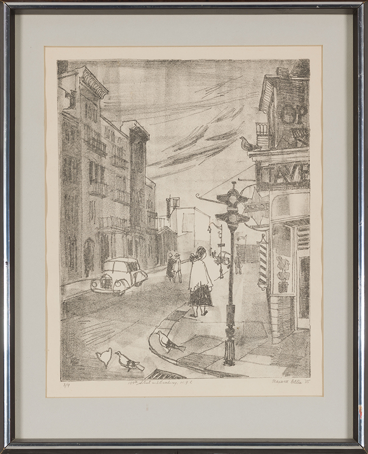 109th Street and Broadway, N.Y.C. by Maxwell Bennett Bates