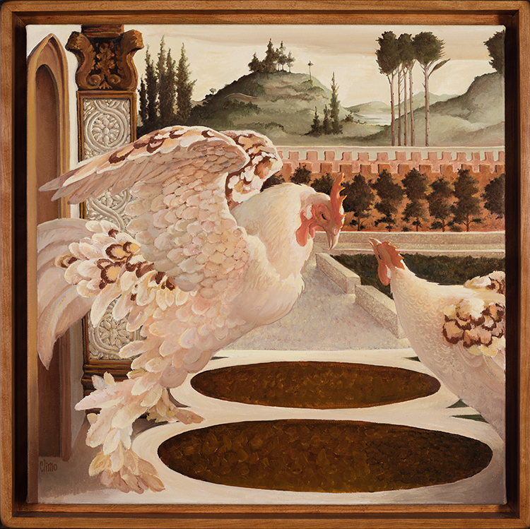 After a Botticelli Annunciation Detail par Lindee Climo