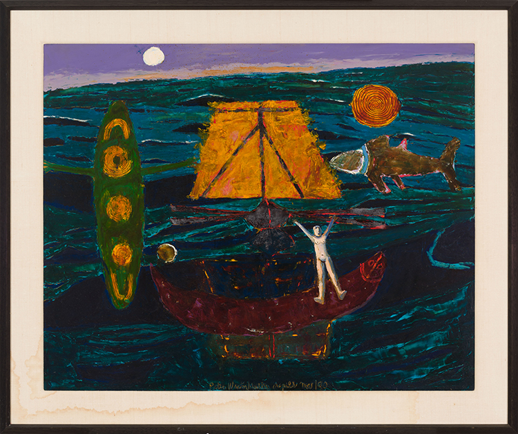 Fireship with Rising Figures by Peter Noel Lawson (Winterhalter) Aspell