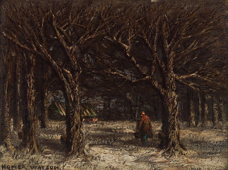 Sugaring Off at Doon par Homer Ransford Watson