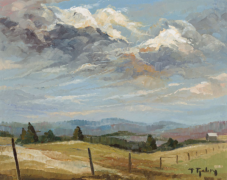Paysage par Gaston Rebry