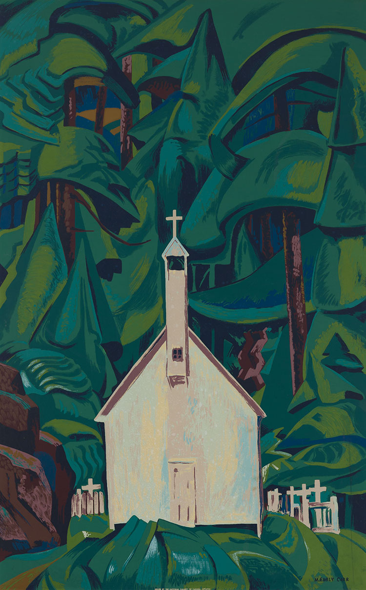 Church at Yuquot Village (Indian Church) par Emily Carr