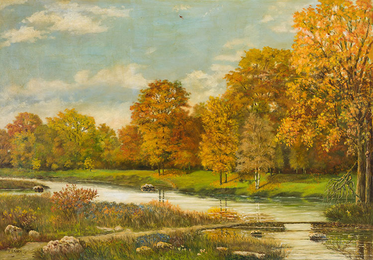 Automne doré, Beaurepaire, Québec par J.O. Grey