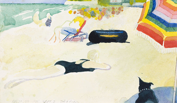Zoe & Rufus by Gregory Richard Curnoe