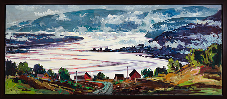 Levée de brume sur le St-Laurent par Bruno Cote