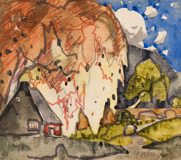 Arbre jaune by Marc-Aurèle Fortin