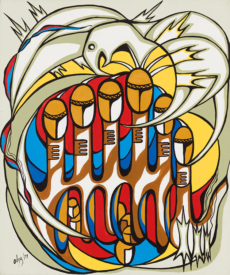 Thunderbird of Courage by Daphne Odjig