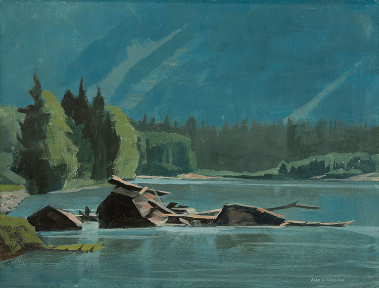 Skeena River, B.C. by Alan Caswell Collier