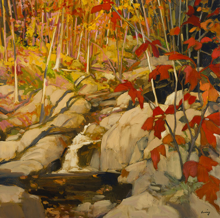 Luskville Falls, Autumn by Philip Craig
