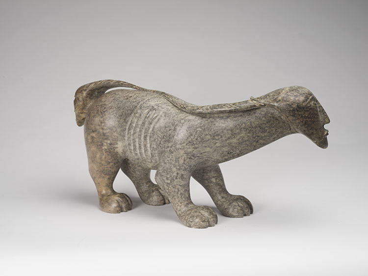 Bear Spirit with Tail by David Ruben Piqtoukun