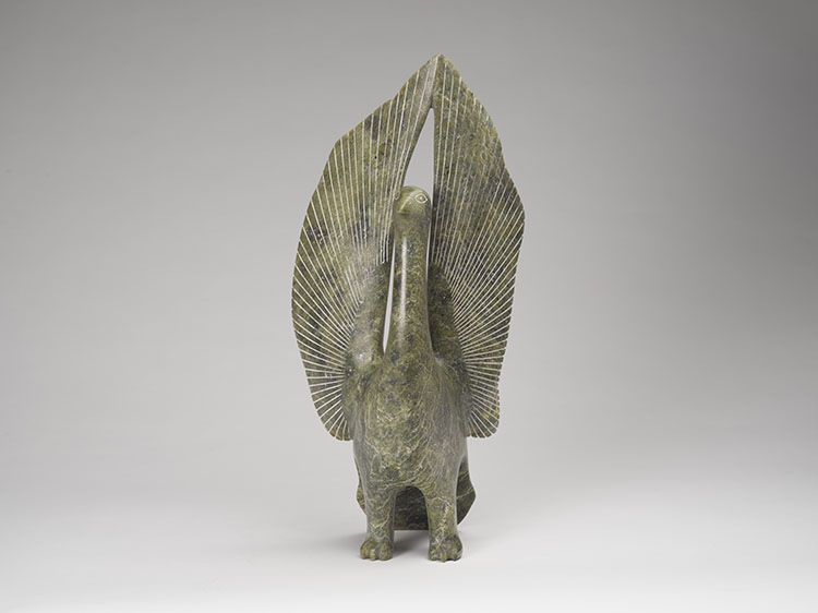 Bird with Upswept Wings by Abraham Etungat