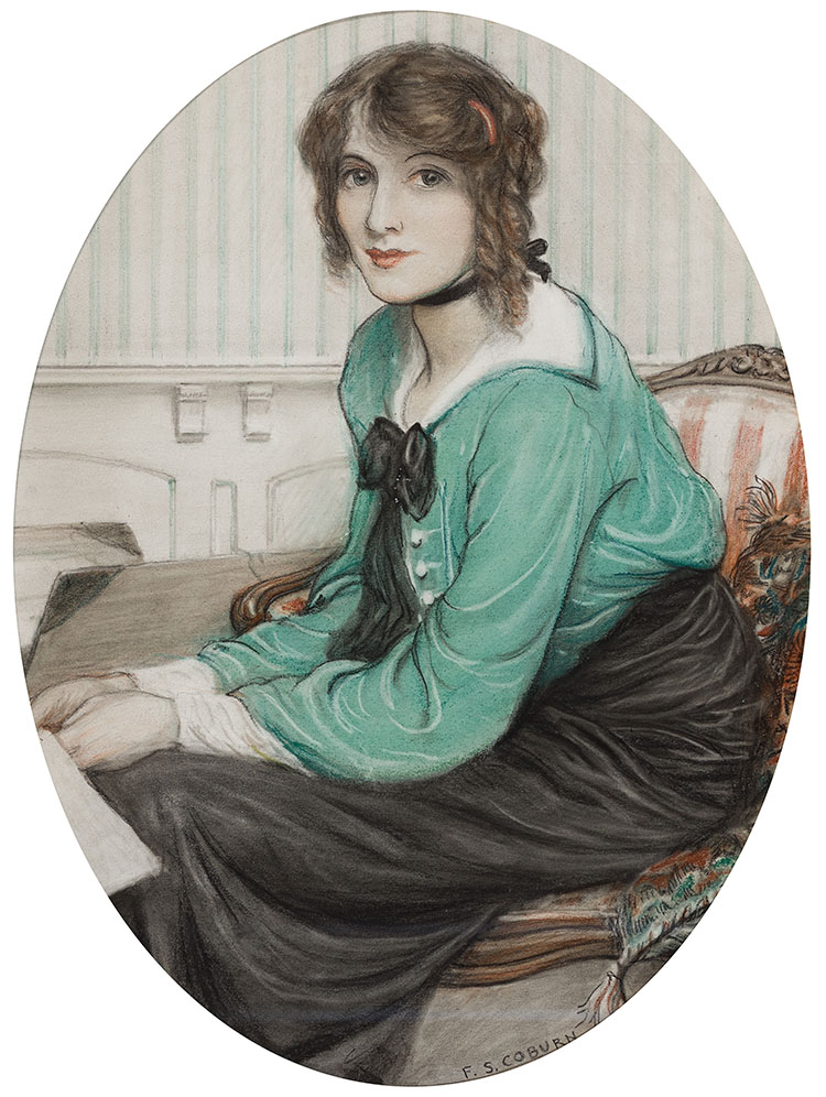 Portrait de Mrs. F.S. Coburn by Frederick Simpson Coburn