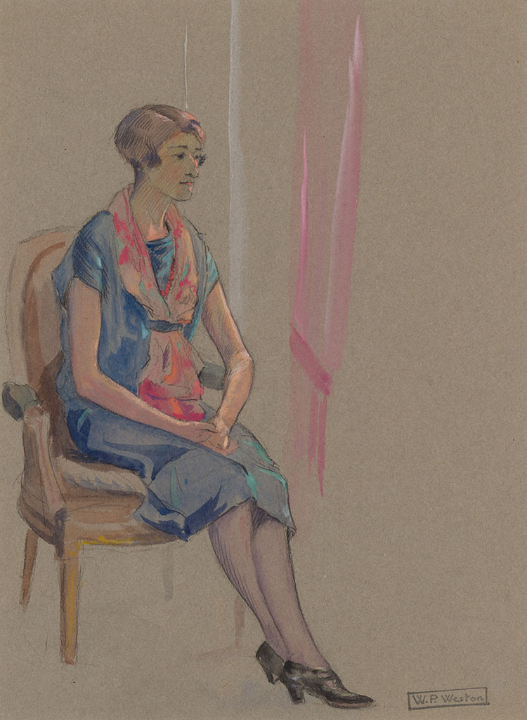 Seated Lady by William Percival (W.P.) Weston