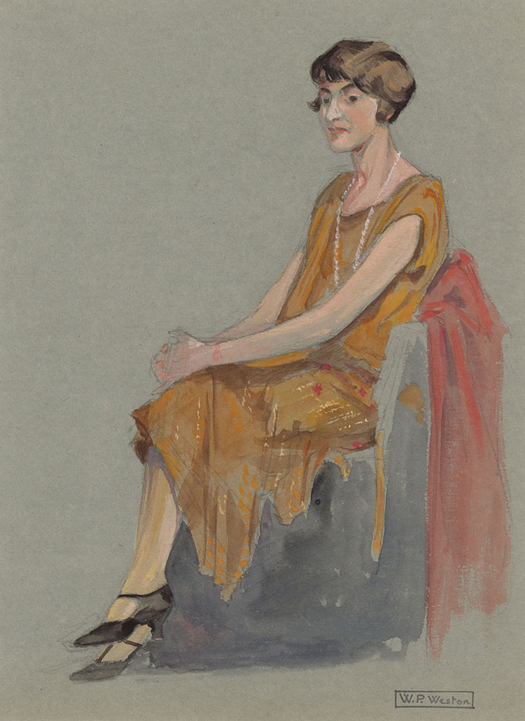 Seated Lady by William Percival (W.P.) Weston