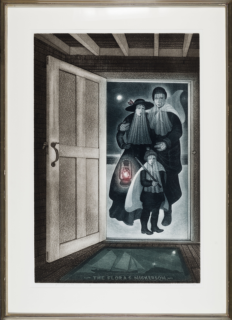 Mummer Family at the Door par David Lloyd Blackwood