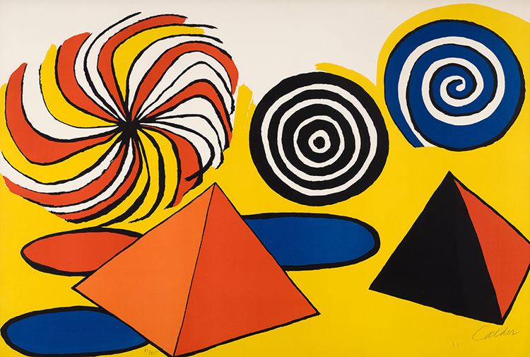 Spirals & Pyramids by Alexander Calder