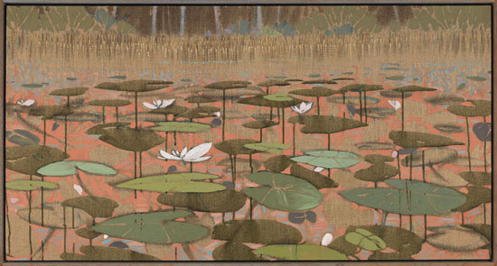 Wild Rice, Lily Pads, Summer Breezes by Edward William (Ted) Godwin