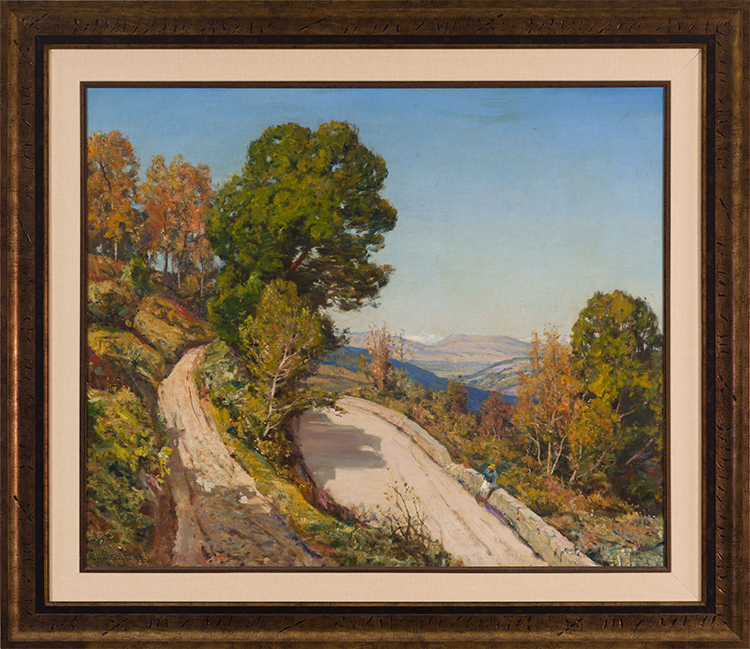 The Road Above the Valley par Herbert Hughes-Stanton