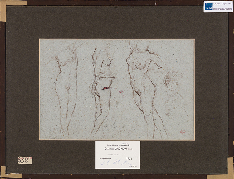 Nude Studies par Clarence Alphonse Gagnon