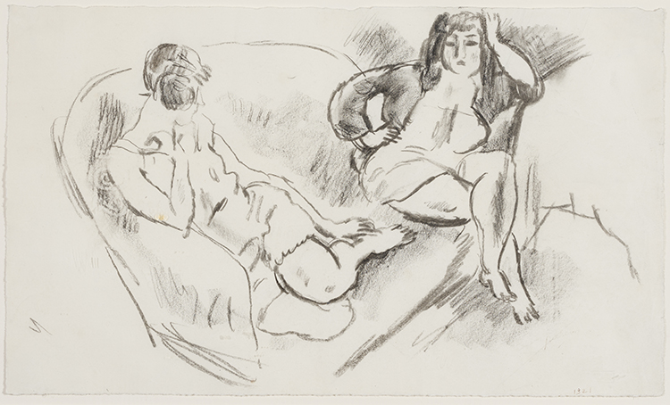 Deux Femmes par Jules Pascin