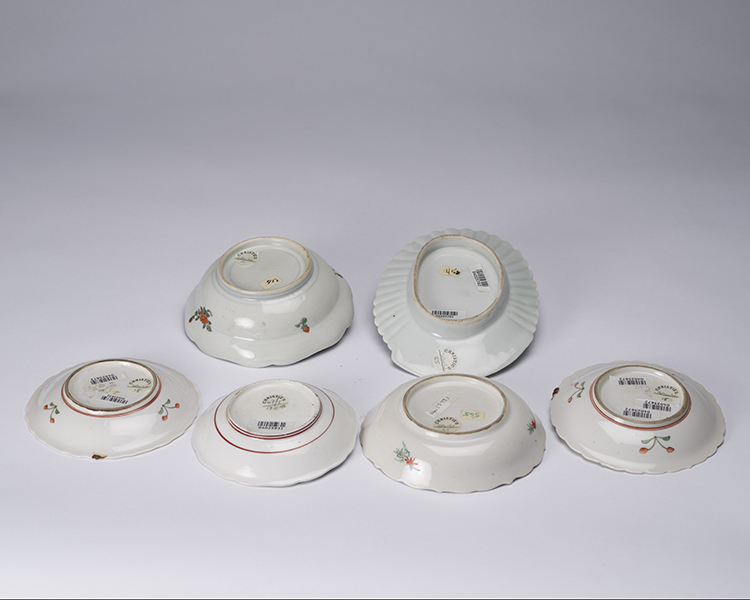 Six Japanese Kakiemon Vessels, Edo Period, 17th to 18th Century by  Japanese Art