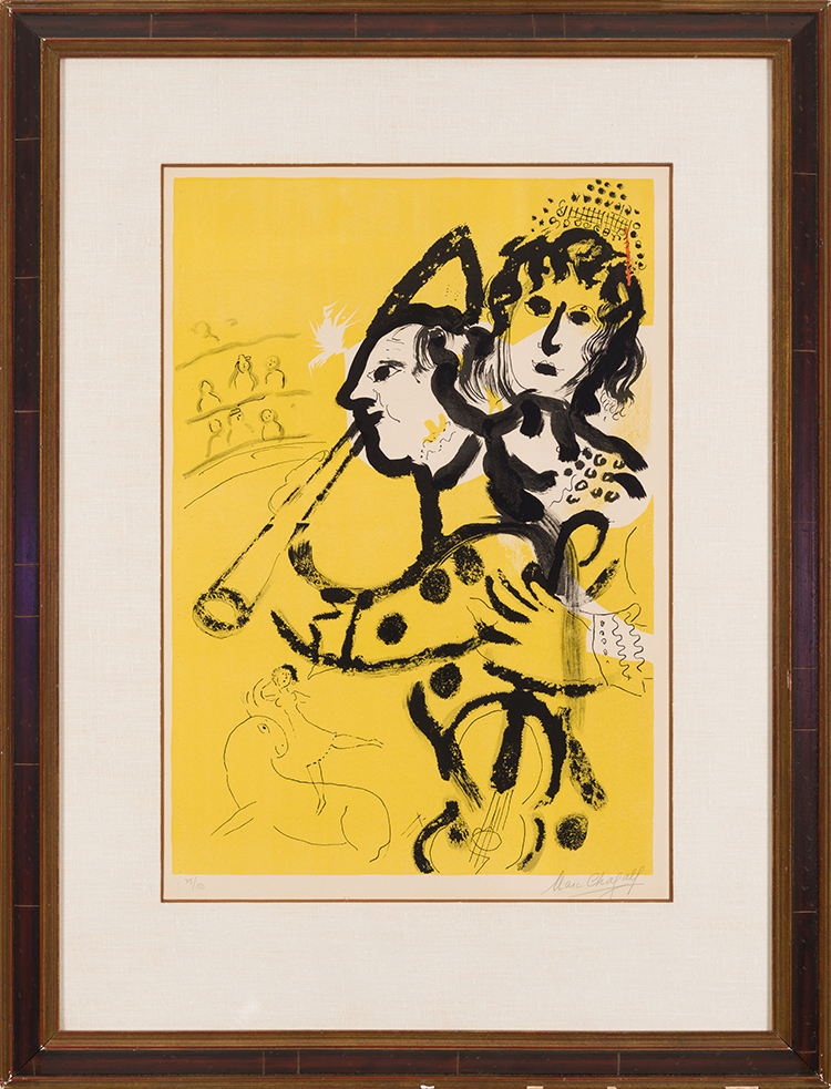 Musical Clown by Marc Chagall