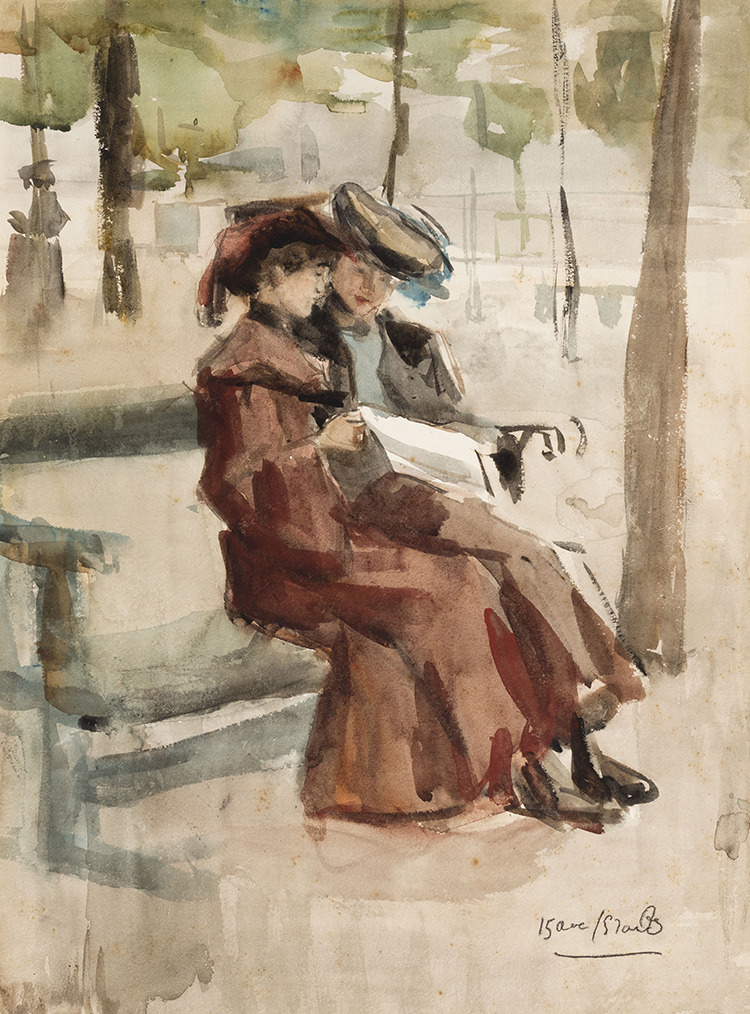 A Conversation in the Park par Isaac Lazarus Israëls