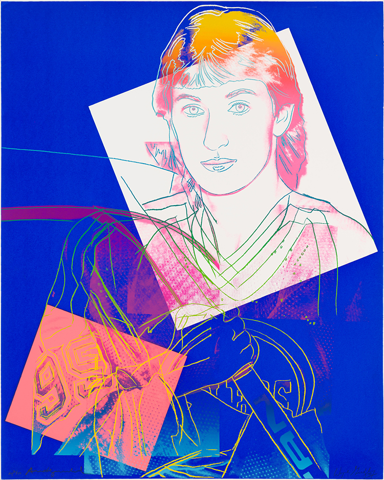 Wayne Gretzky #99 (F.&S.II.306) by Andy Warhol