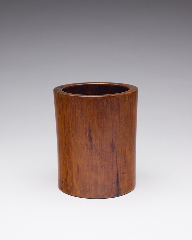 A Small Huanghuali Brush Pot, Bitong, 19th Century par  Chinese Art