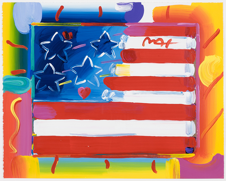 Flag by Peter Max