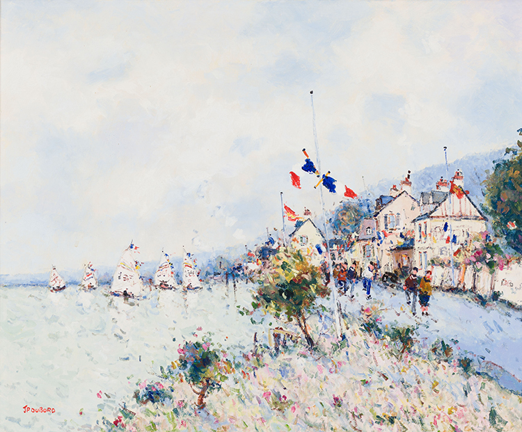 La fête des voiliers sur la Seine par Jean Pierre Dubord