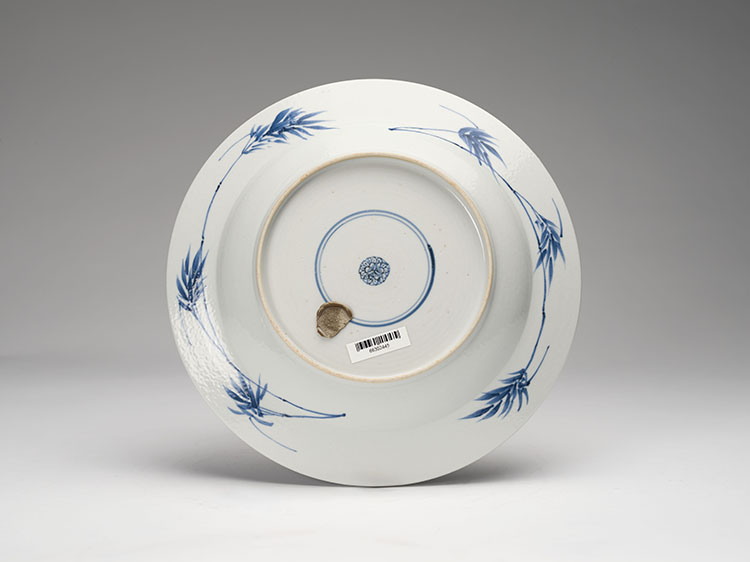 A Chinese Powder-Blue and Copper-Red Decorated ‘Monk’ Dish, Kangxi Period (1662-1722) by  Chinese Art