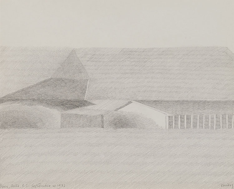 Barn, Delta, BC by Toni (Norman) Onley