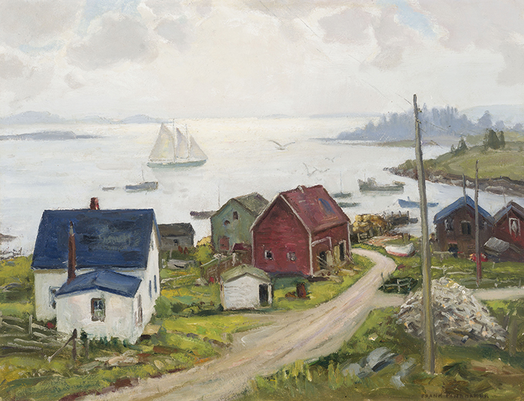 Harbour Village, Nova Scotia by Frank Shirley Panabaker