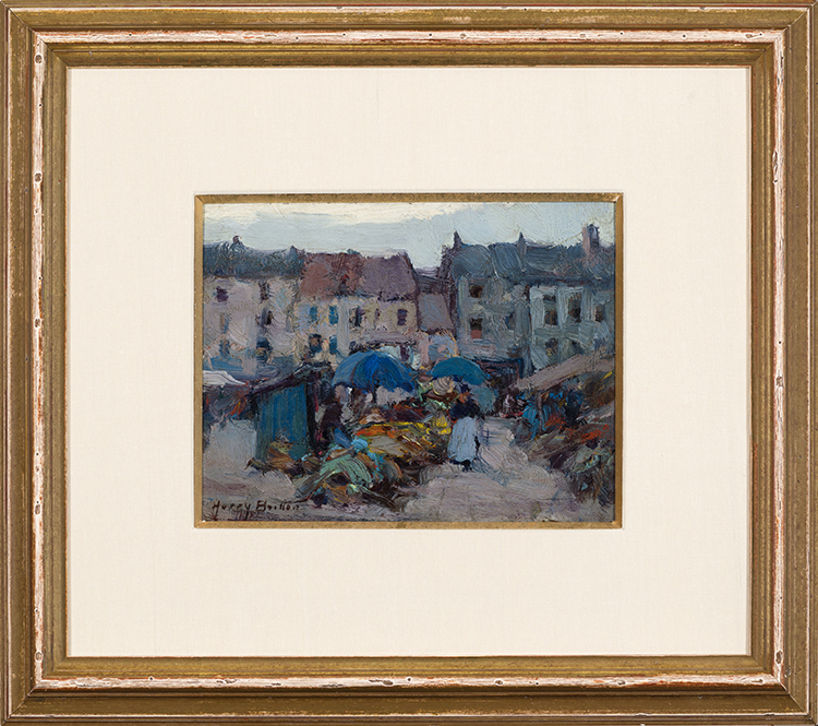 Scene in a French Village par Harry Britton