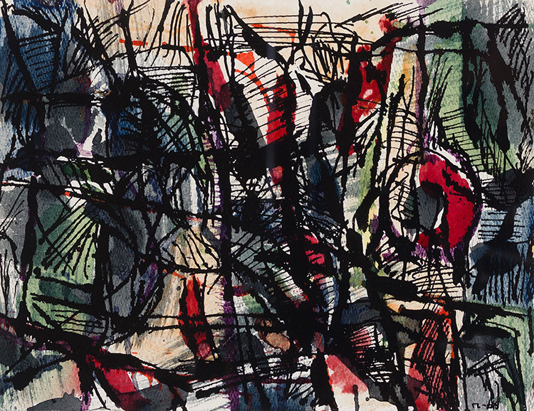 Superbagnères by Jean Paul Riopelle