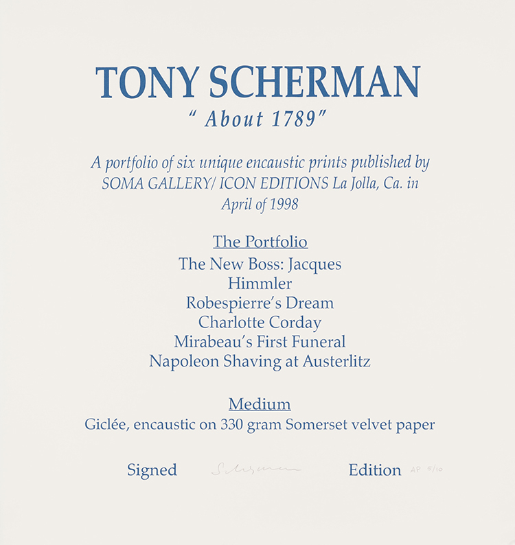 About 1789 par Antony (Tony) Scherman