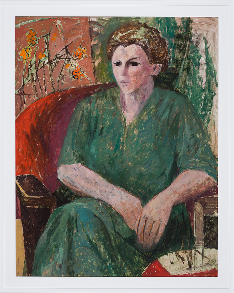 Woman in Green Dress by Betty Roodish Goodwin